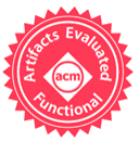 Artifacts Evaluated – Functional Artifacts Evaluated – Functional